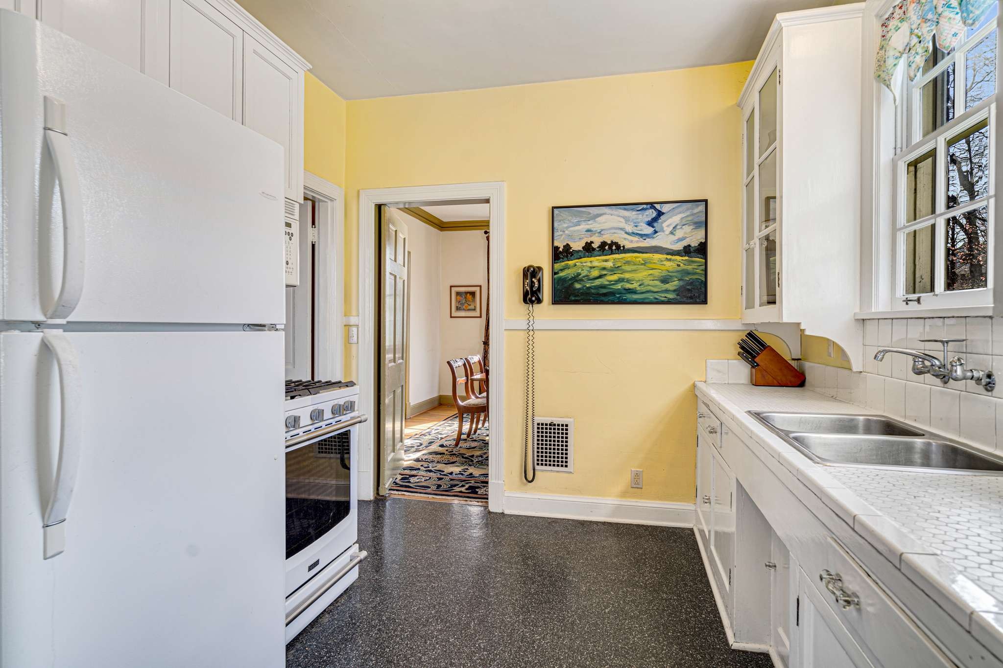 3002 Overlook Drive Nashville, TN 37212 - Photo 16 of 46 a kitchen with stainless steel appliances granite countertop a refrigerator and a sink