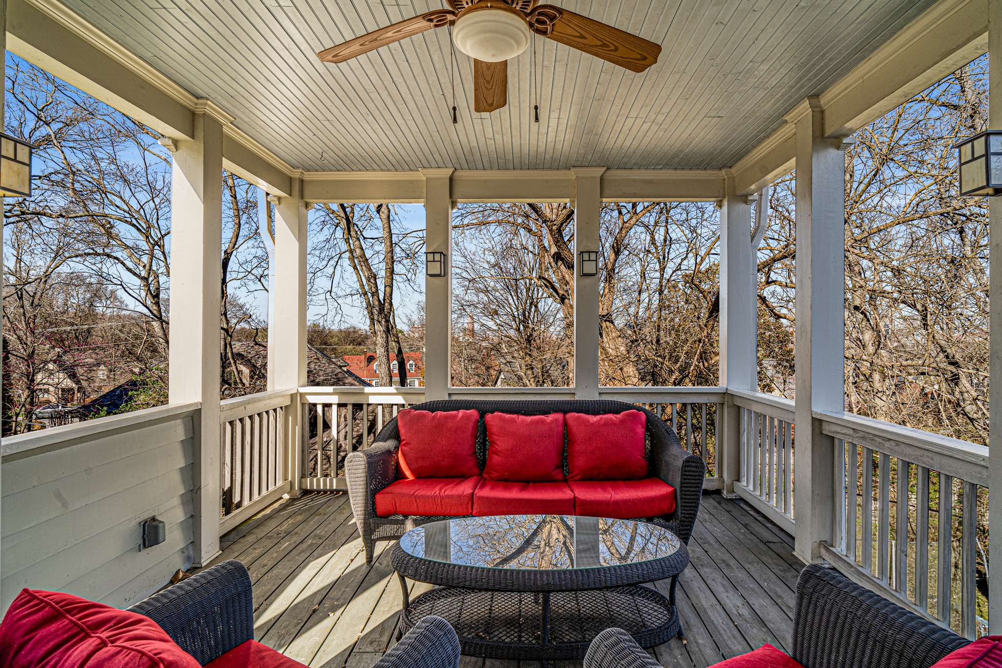 3002 Overlook Drive Nashville, TN 37212 - Photo 43 of 46 a balcony with furniture and wooden floor