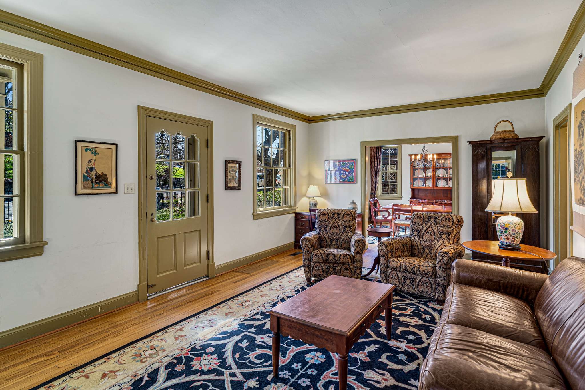 3002 Overlook Drive Nashville, TN 37212 - Photo 8 of 46 a living room with furniture and wooden floor
