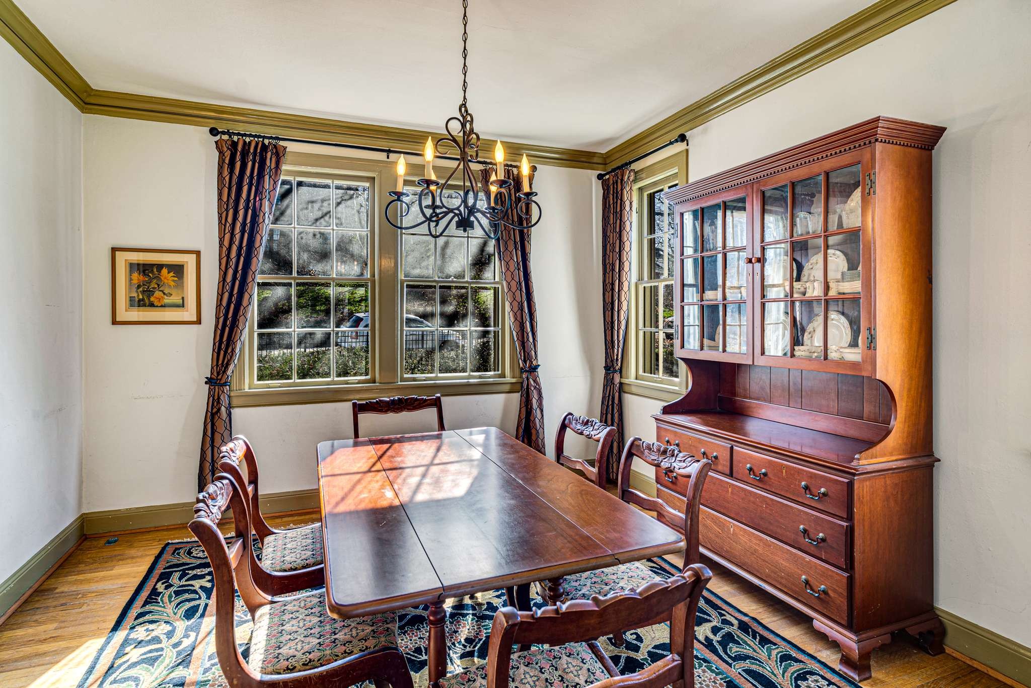 3002 Overlook Drive Nashville, TN 37212 - Photo 10 of 46 a view of a dining room with furniture window and wooden floor