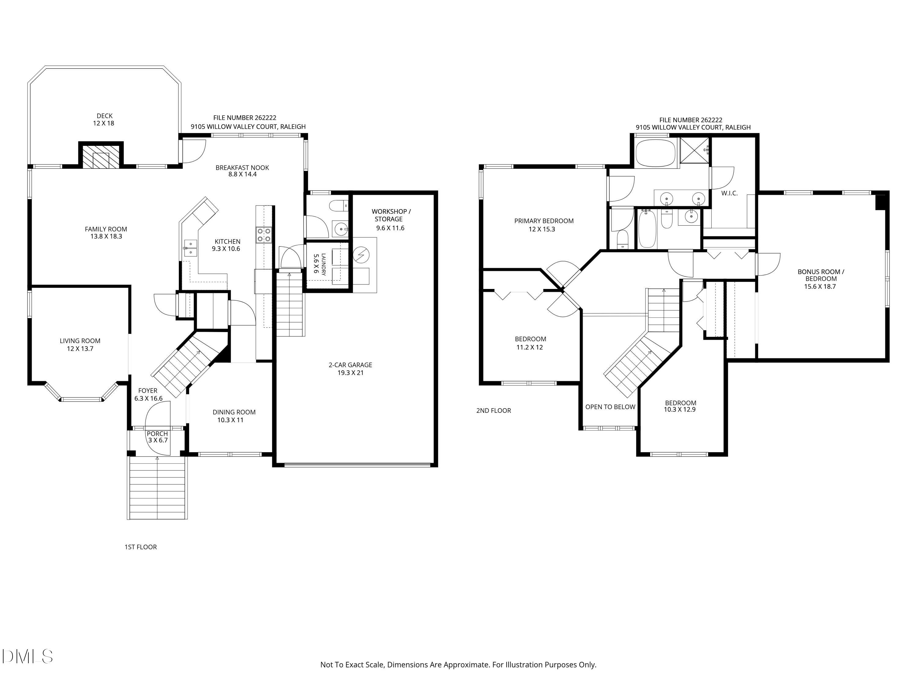 9105 Willow Valley Court Raleigh, NC 27617 - Photo 51 of 51 a picture of a floor plan