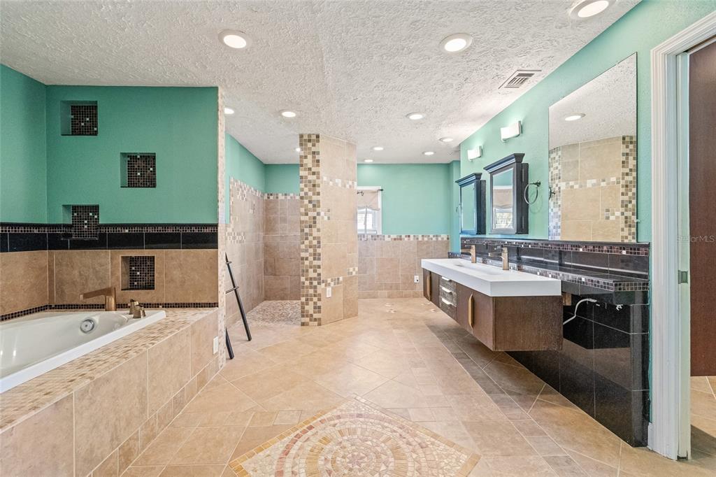 603 Cottage Grove Circle Valrico, FL 33594 - Photo 32 of 60 a spacious bathroom with a sink and a large mirror