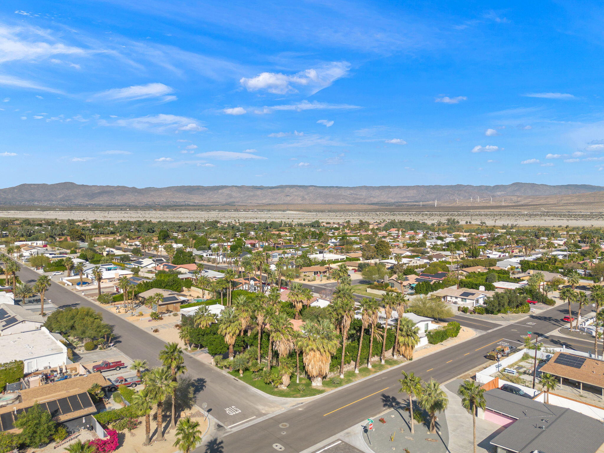 2900 North Cypress Road Palm Springs, CA 92262 - Photo 47 of 48 an aerial view of residential building with outdoor space