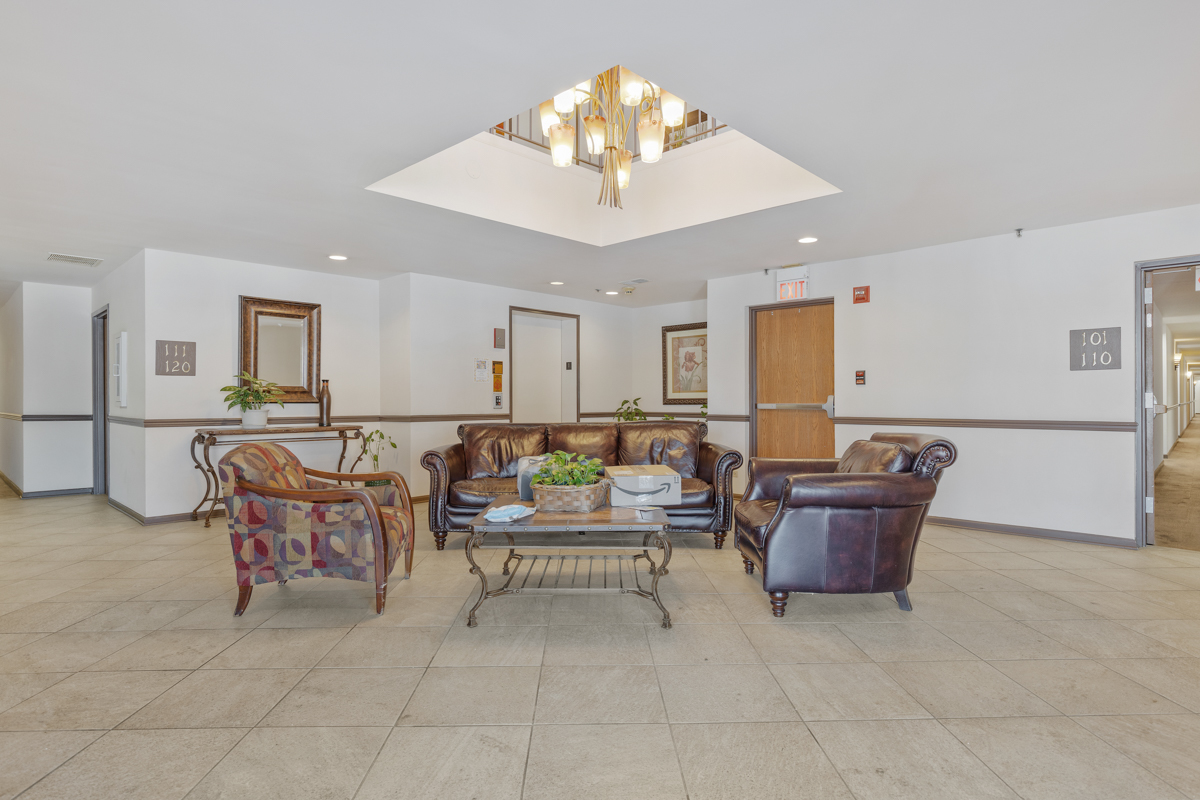 815 Leicester Road, Unit 211 Elk Grove Village, IL 60007 - Photo 3 of 19 a living room with furniture
