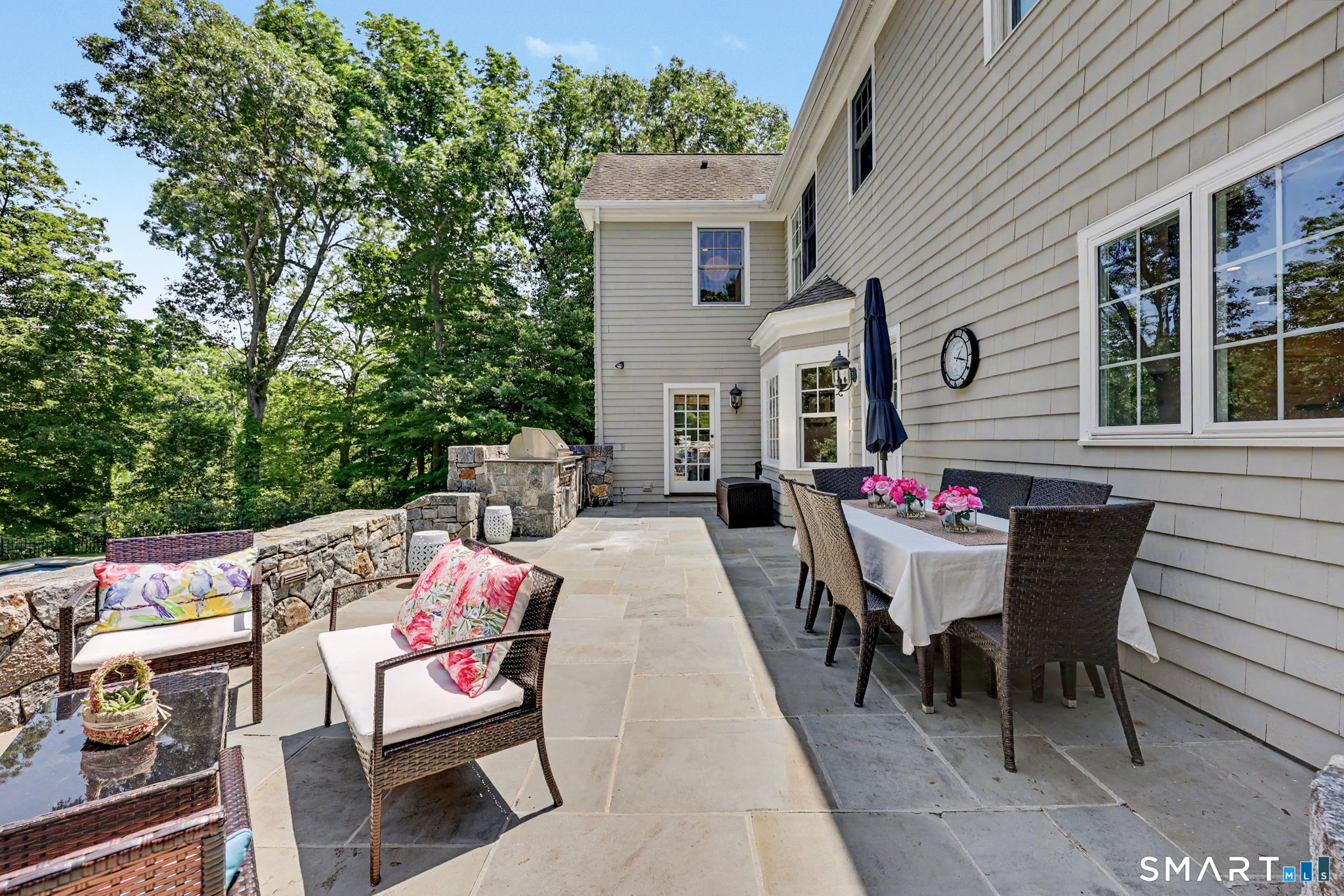 58 Fanton Hill Road Weston, CT 06883 - Photo 31 of 38 Patio with built-in grill