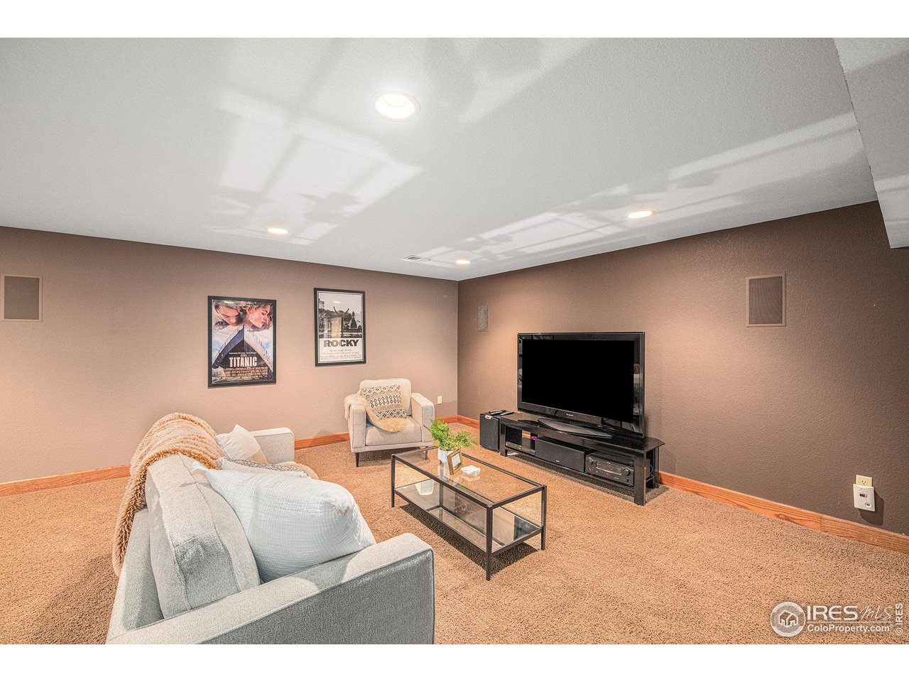 4244 Rolling Gate Road Fort Collins, CO 80526 - Photo 24 of 40 Great for Movie Nights or Watching the Game