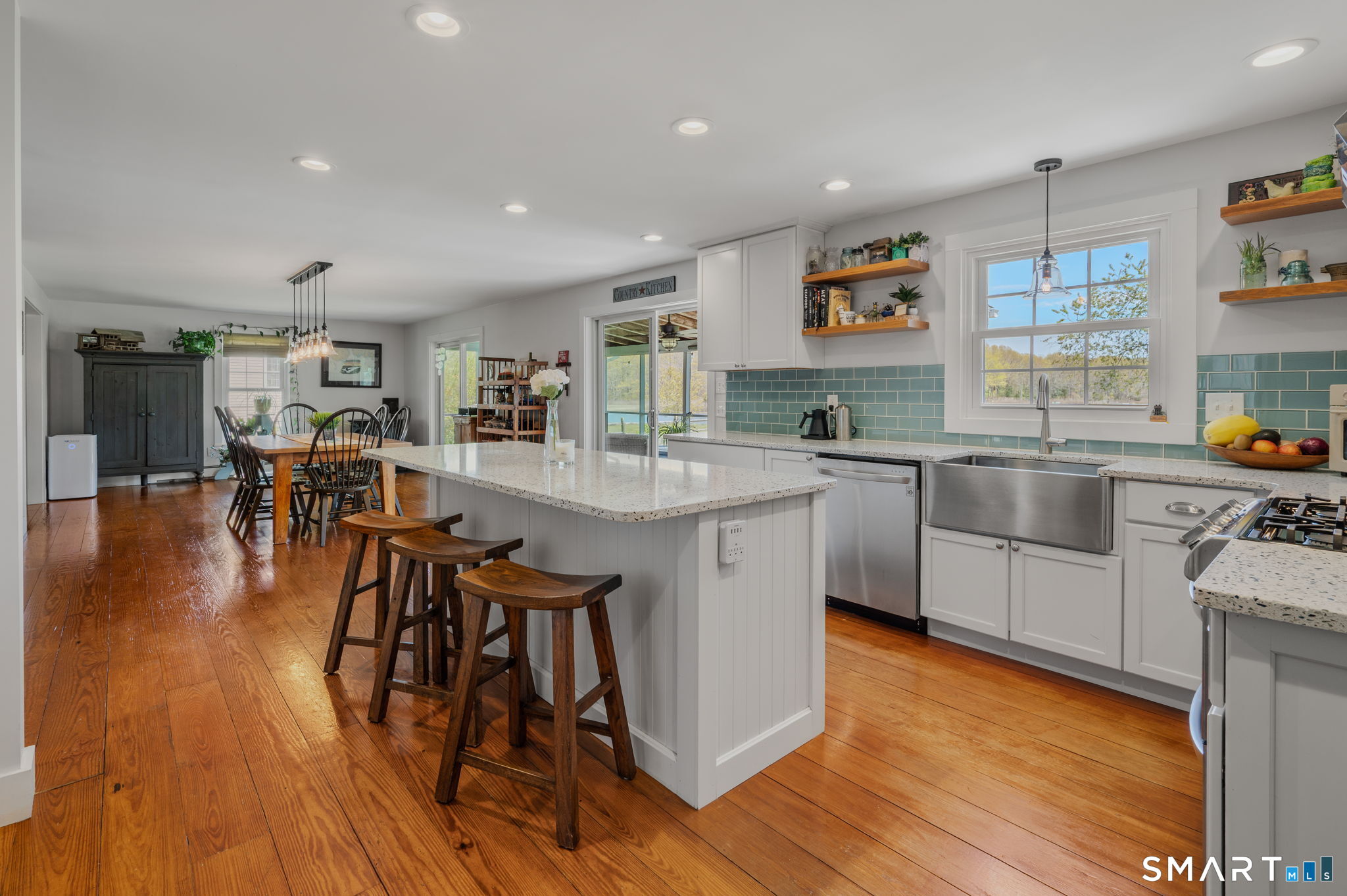 21 Hefflon Farm Road Old Lyme, CT 06371 - Photo 3 of 40 Spectacular, updated kitchen with water views