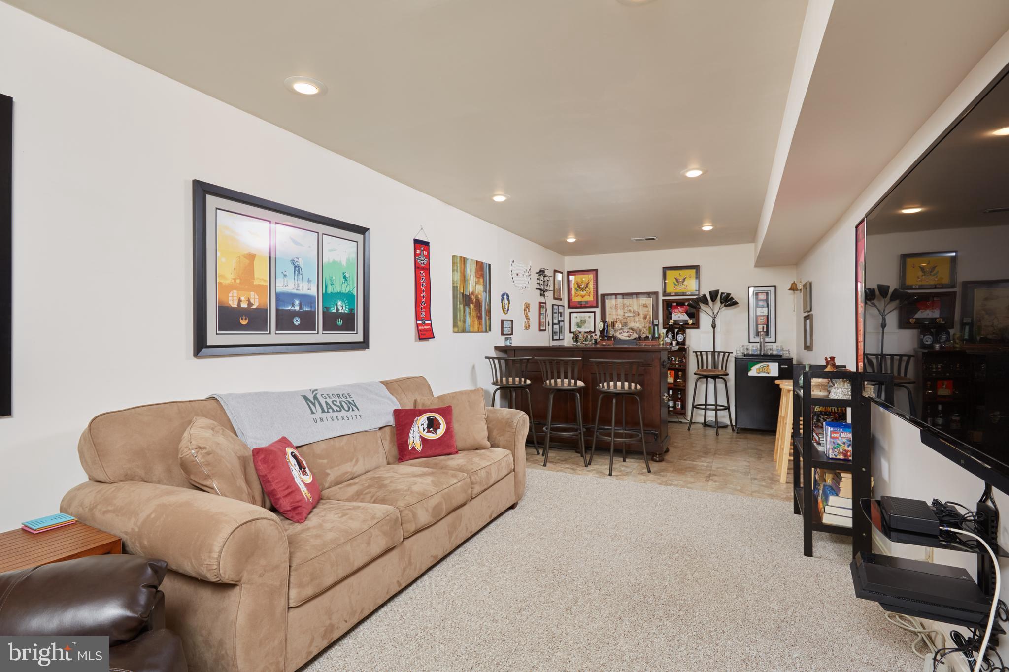 12619 Bridoon Lane Reston, VA 20191 - Photo 27 of 33 Lower Level Recreation Room