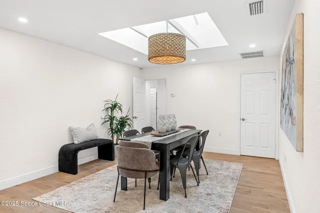 a workspace with furniture and window