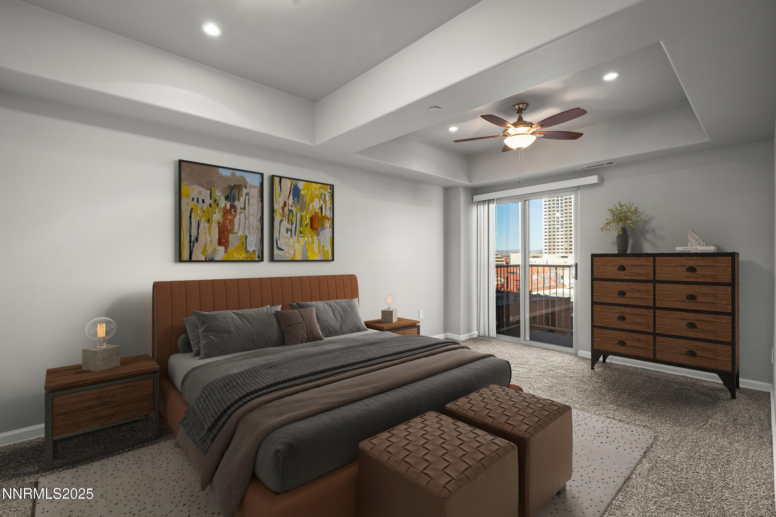 200 West 2nd Street, Unit 502 Reno, NV 89501 - Photo 6 of 35 a bedroom with a bed and furniture