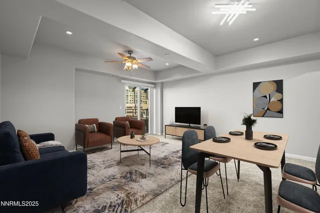 a view of a city with tall buildings