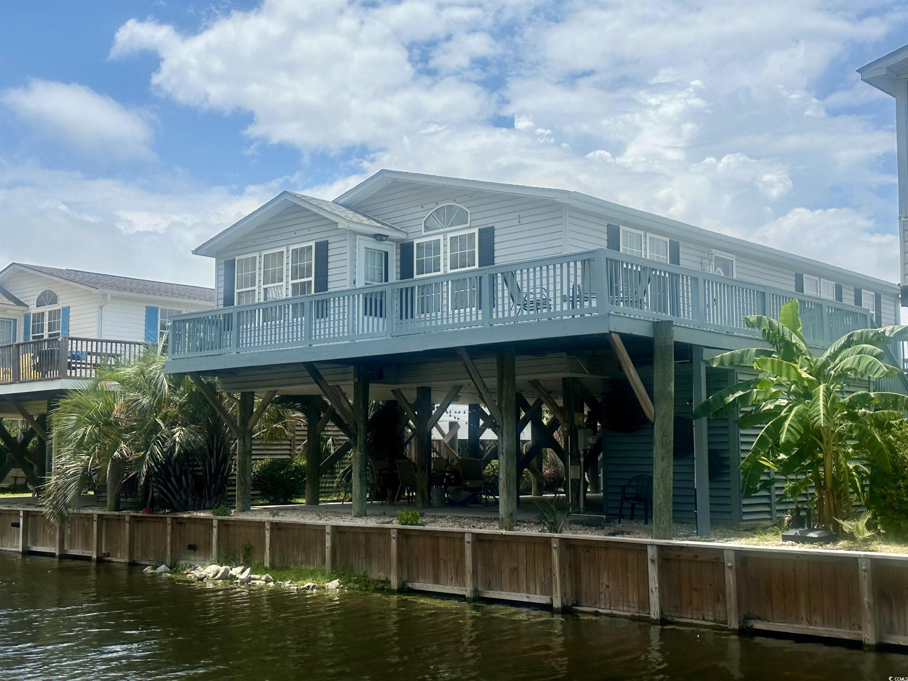 1752 Mason Circle Murrells Inlet, SC 29576 - Photo 31 of 31 Back of property with a deck with water view