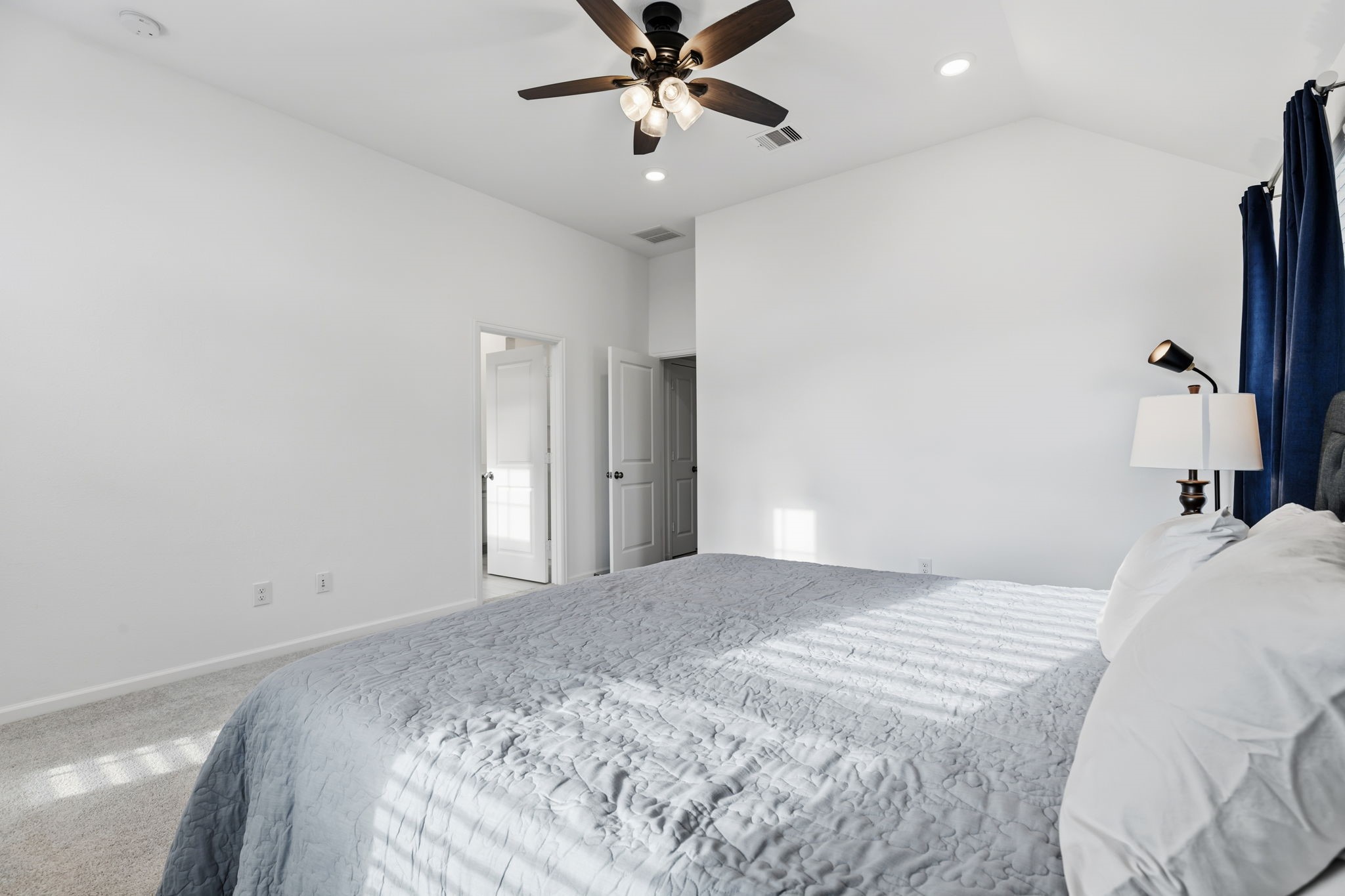 12902 Rio Medina Trail Cypress, TX 77433 - Photo 18 of 50 View of primary looking into the en suite bathroom.