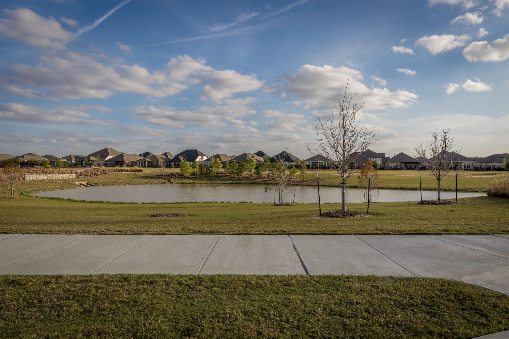 12902 Rio Medina Trail Cypress, TX 77433 - Photo 41 of 50 Walking trail and lake across from this home. It's practically in your front yard.