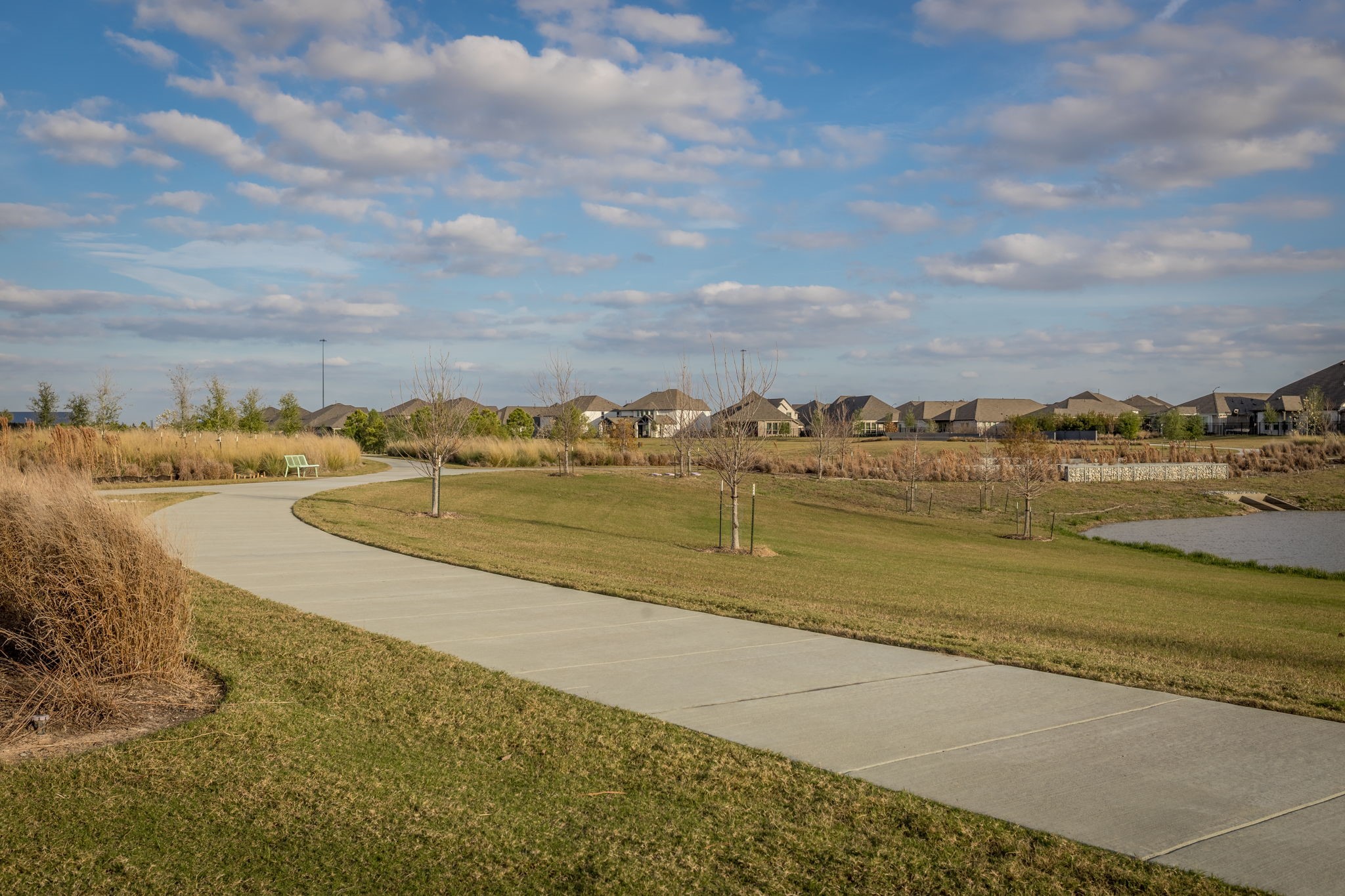 12902 Rio Medina Trail Cypress, TX 77433 - Photo 42 of 50 Green space and trails with lake is located right across from this home.