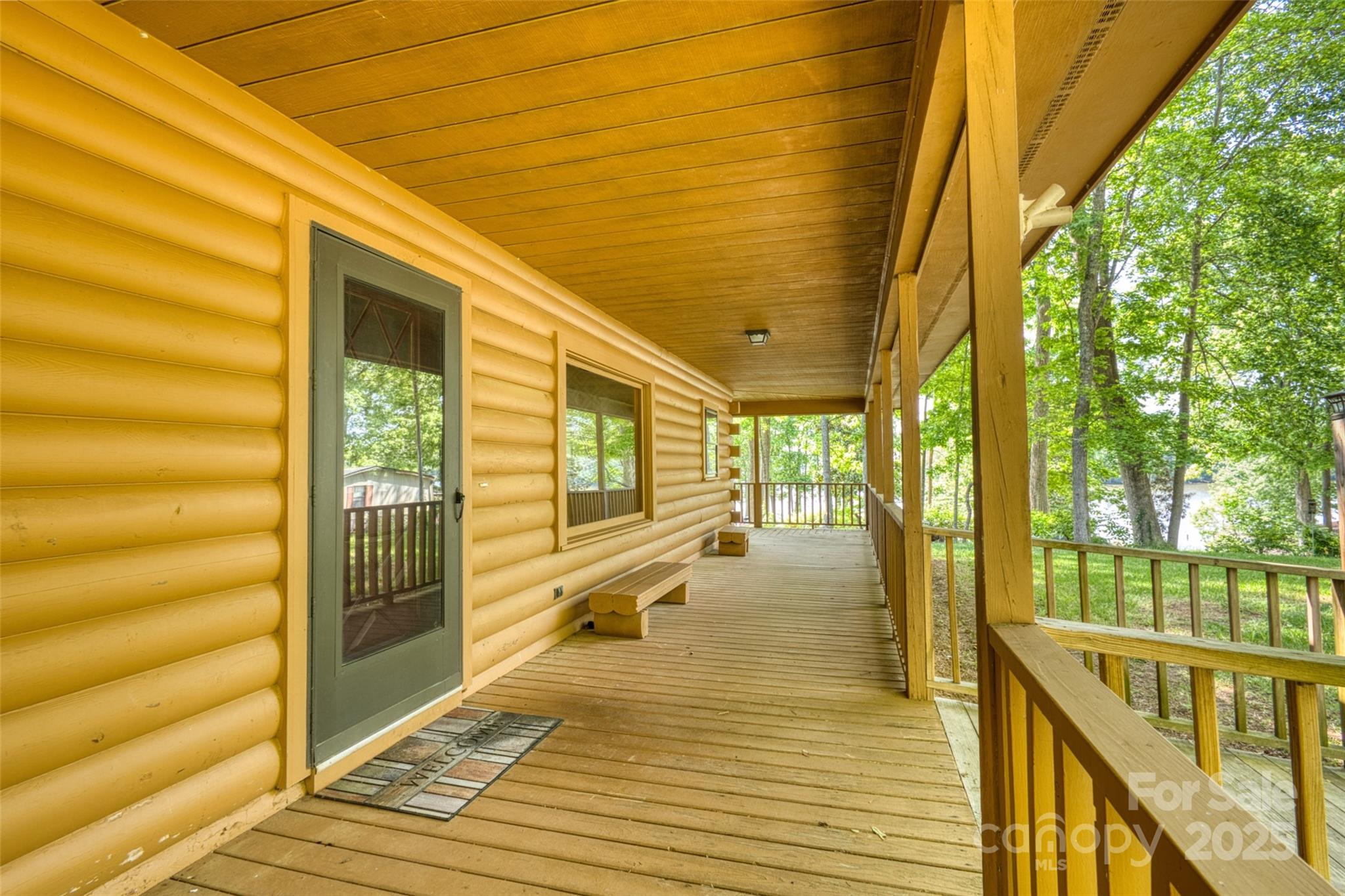 993 Jackson Road Fort Lawn, SC 29714 - Photo 11 of 48 a view of a balcony with wooden floor