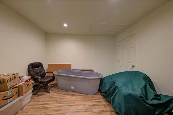 a room with furniture