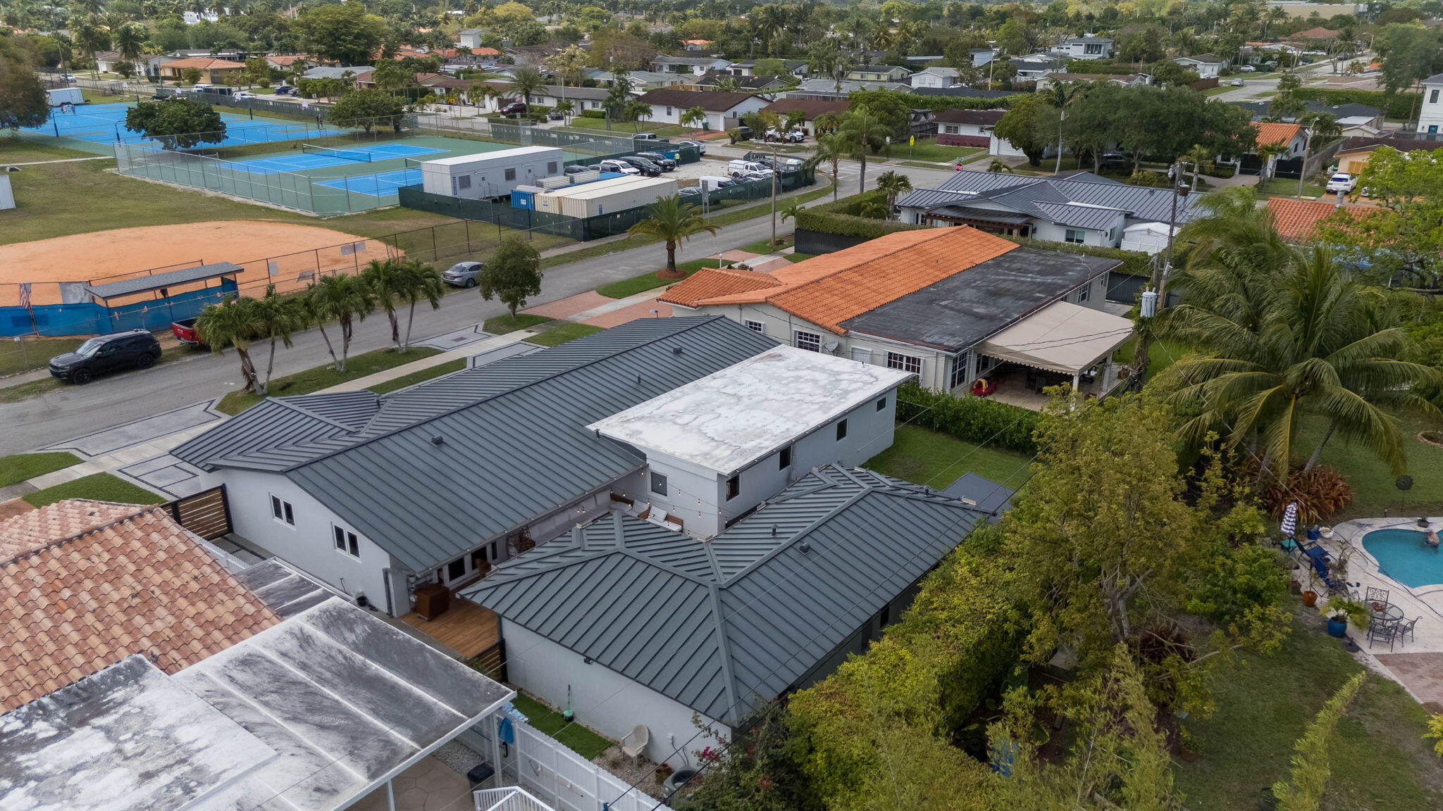 6231 Southwest 94th Avenue Miami, FL 33173 - Photo 41 of 47 an aerial view of a house with a garden