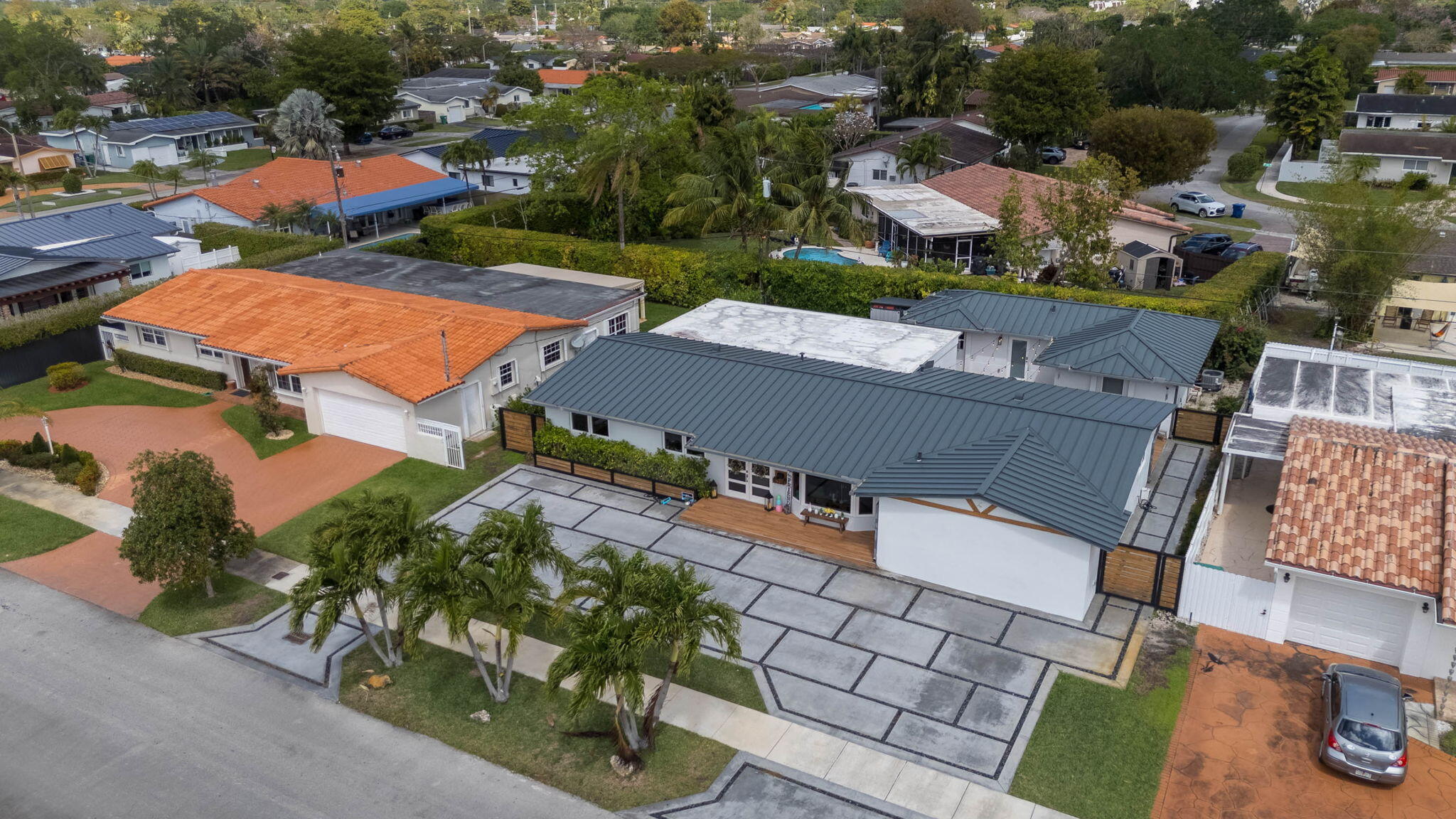 6231 Southwest 94th Avenue Miami, FL 33173 - Photo 43 of 47 an aerial view of multiple houses with yard