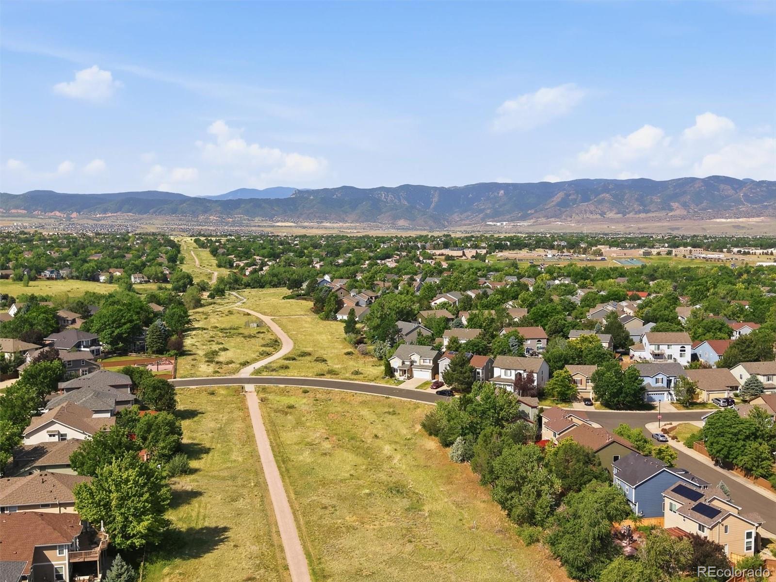 9629 Burberry Way Highlands Ranch, CO 80129 - Photo 47 of 50 a view of city and mountain