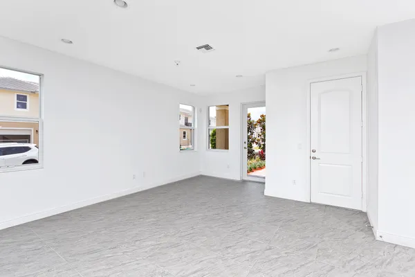 a view of an empty room