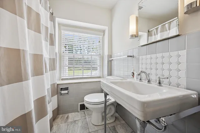 a bathroom with a sink and a toilet