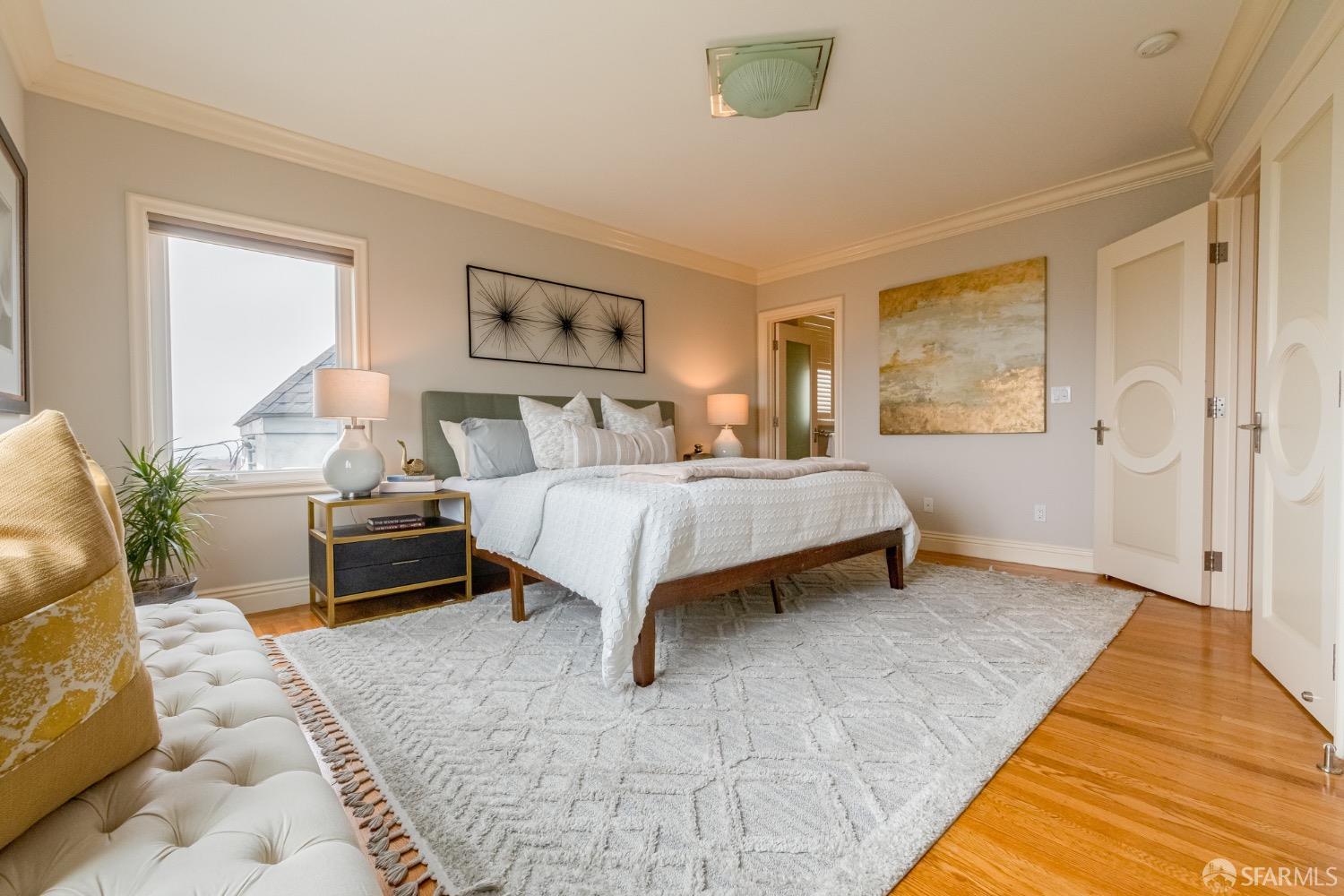 155 Upland Drive San Francisco, CA 94127 - Photo 16 of 43 a bedroom with a bed and window