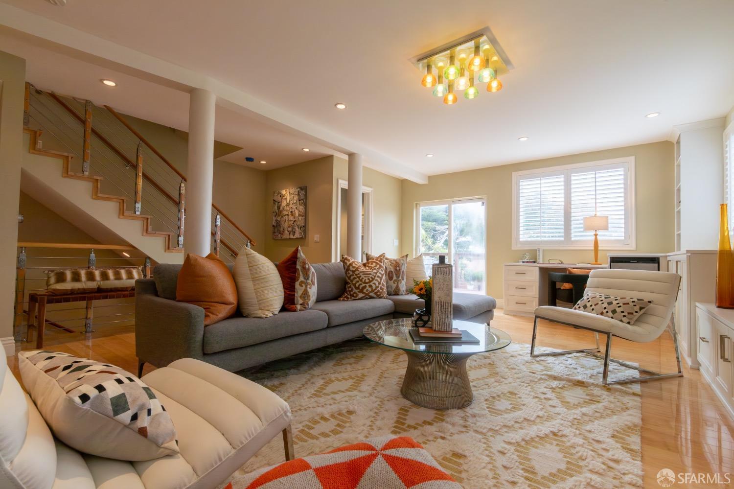 155 Upland Drive San Francisco, CA 94127 - Photo 20 of 43 a living room with furniture and wooden floor