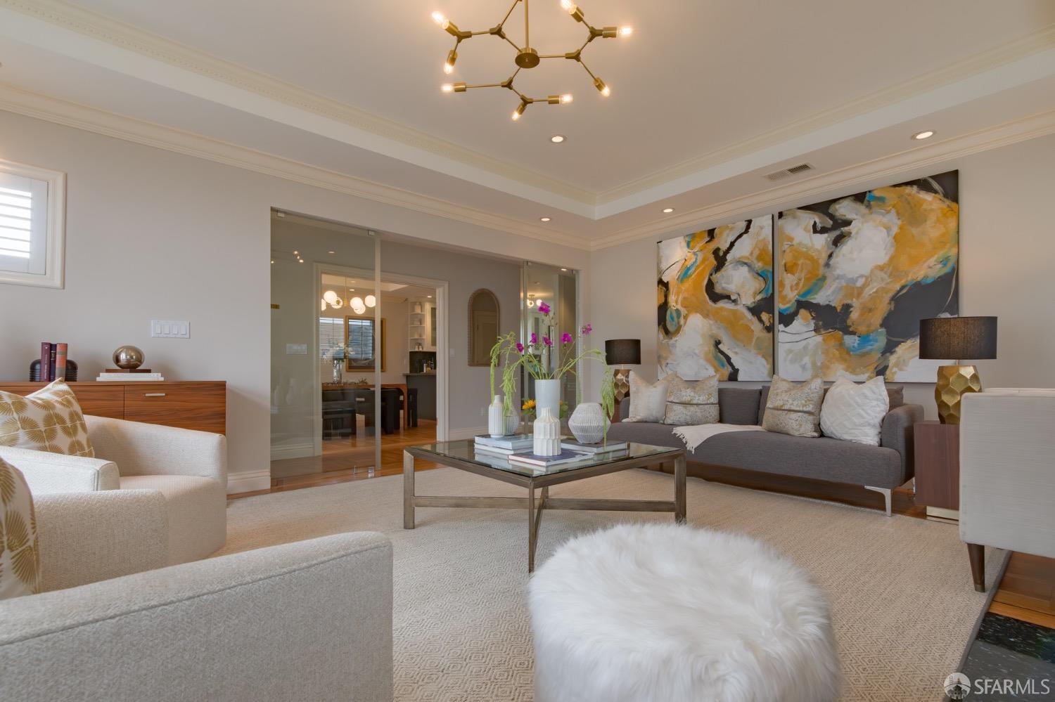 155 Upland Drive San Francisco, CA 94127 - Photo 2 of 43 a living room with furniture and white walls