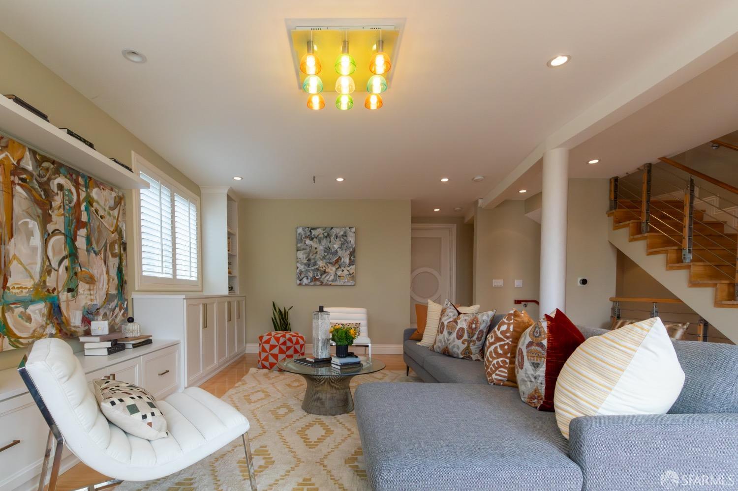 155 Upland Drive San Francisco, CA 94127 - Photo 21 of 43 a living room with furniture and a large window