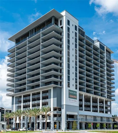 a front view of a building