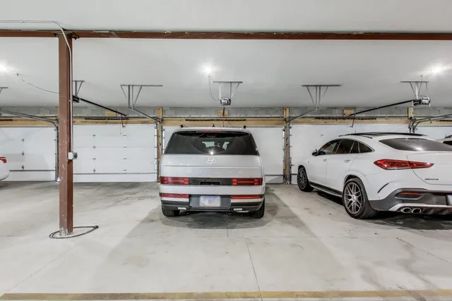 a view of a cars parking space