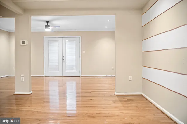 a view of an empty room