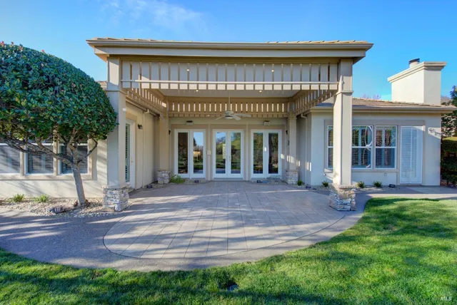 a view of an outdoor space yard swimming pool and outdoor seating