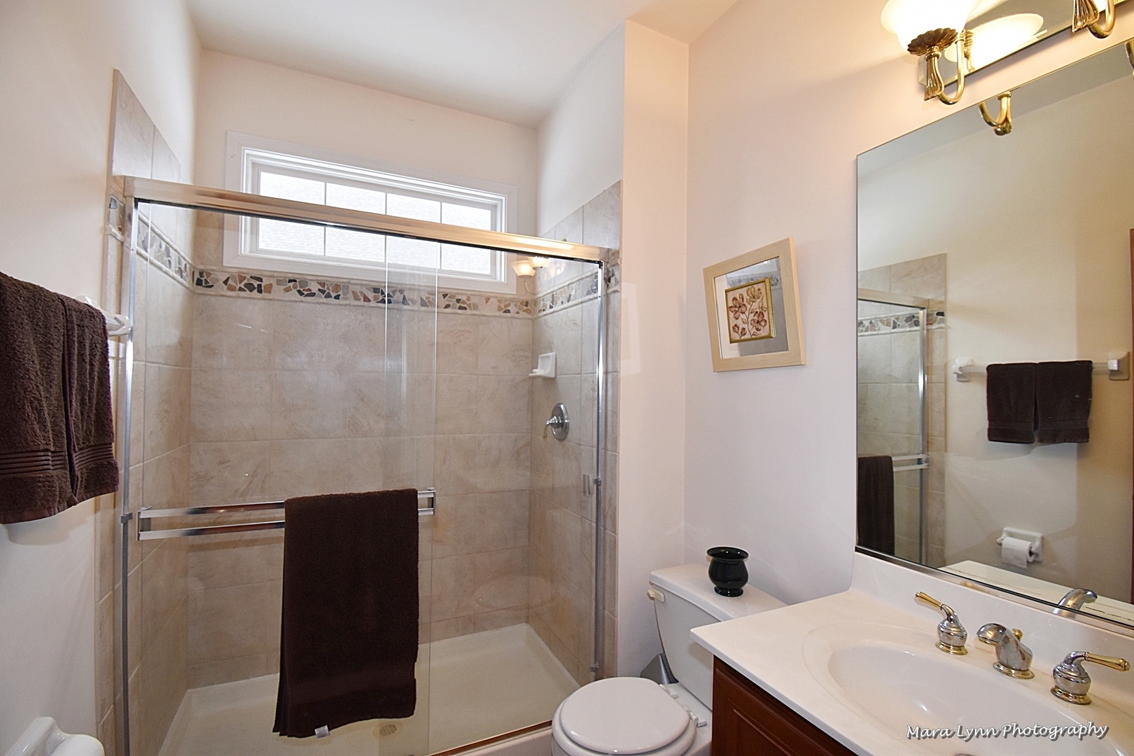 3N853 Walt Whitman Road Campton Hills, IL 60175 - Photo 21 of 48 a bathroom with a sink toilet and shower