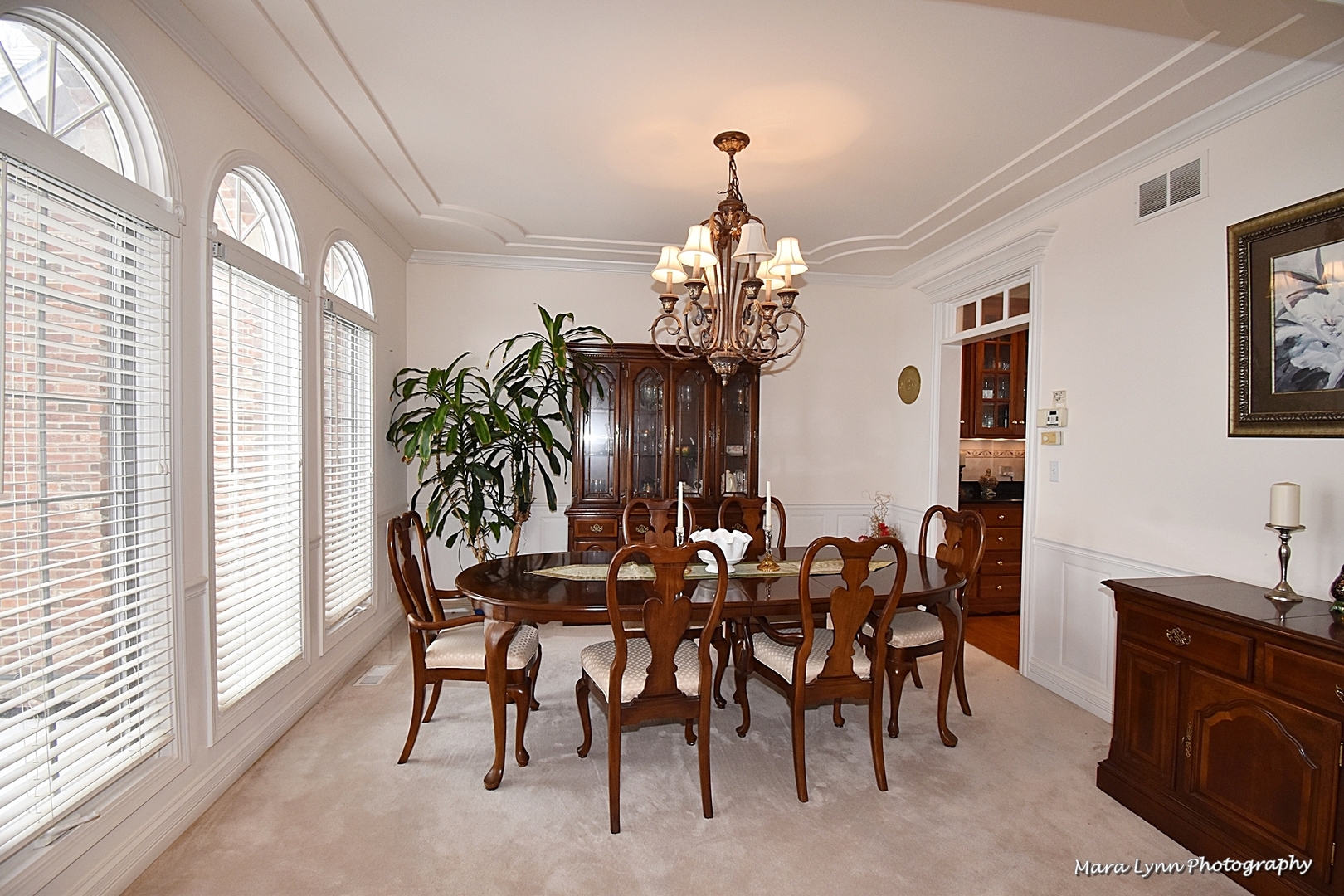 3N853 Walt Whitman Road Campton Hills, IL 60175 - Photo 8 of 48 a view of a dining room with furniture and chandelier