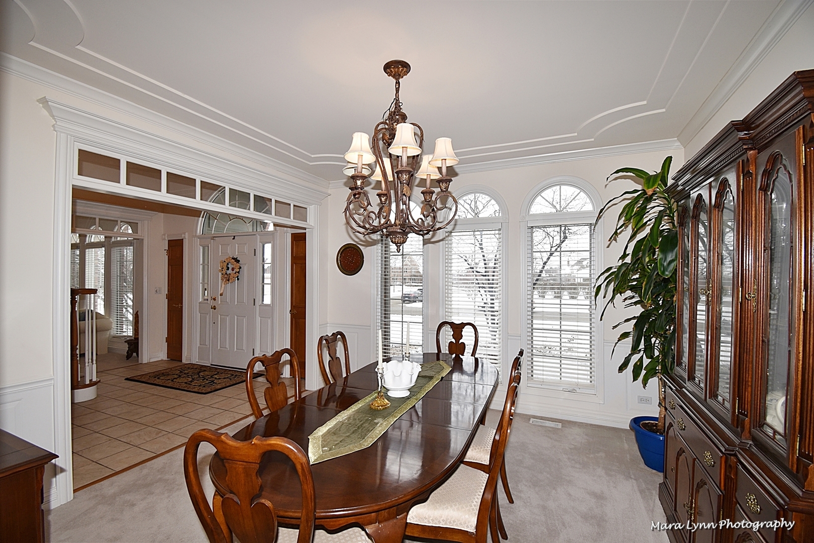 3N853 Walt Whitman Road Campton Hills, IL 60175 - Photo 9 of 48 a view of a dining room with furniture and chandelier
