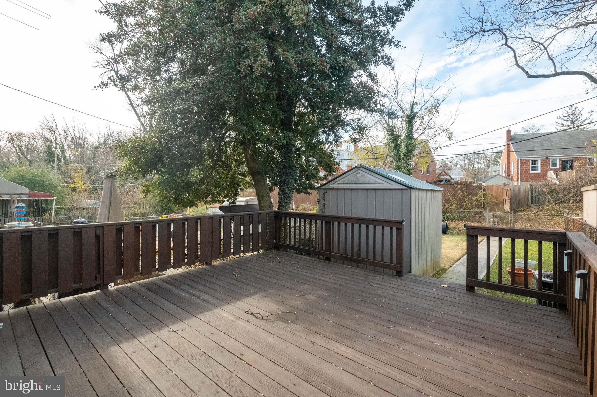 142 Cherrydell Road Catonsville, MD 21228 - Photo 30 of 31 Large Entertaining Deck at Back