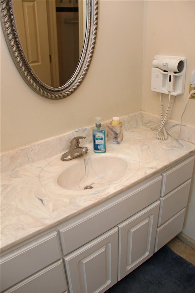 42 Eureka Mill Road Staunton, VA 24401 - Photo 21 of 29 a bathroom with a sink and a mirror