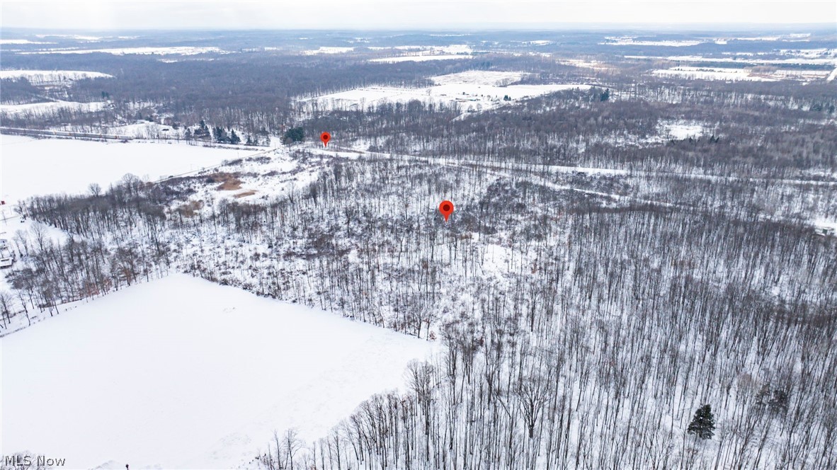 2831 South Denmark Road Jefferson, OH 44047 - Photo 11 of 18 View of snowy aerial view