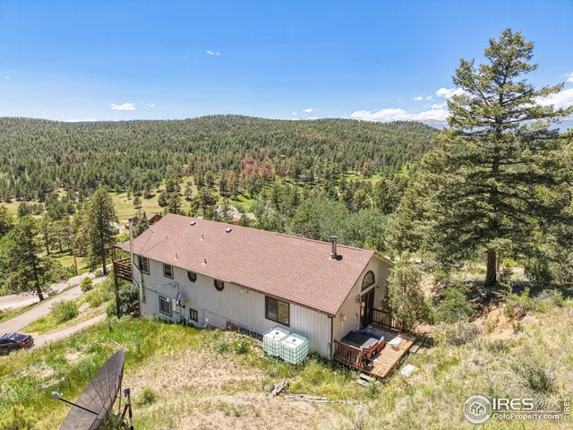 a view of a city with sunset view