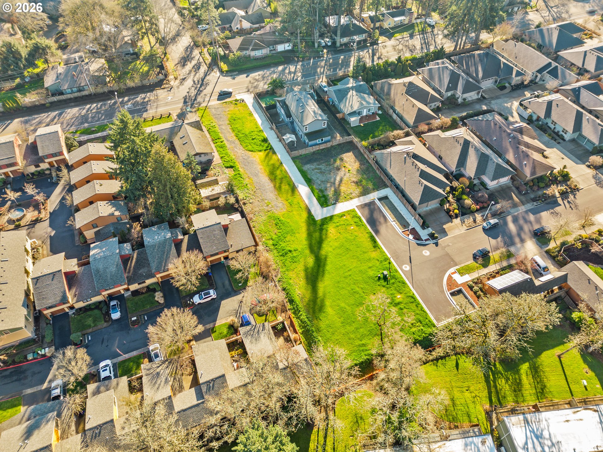 Piper Lane Eugene, OR 97401 - Photo 9 of 16 an aerial view of residential houses with yard