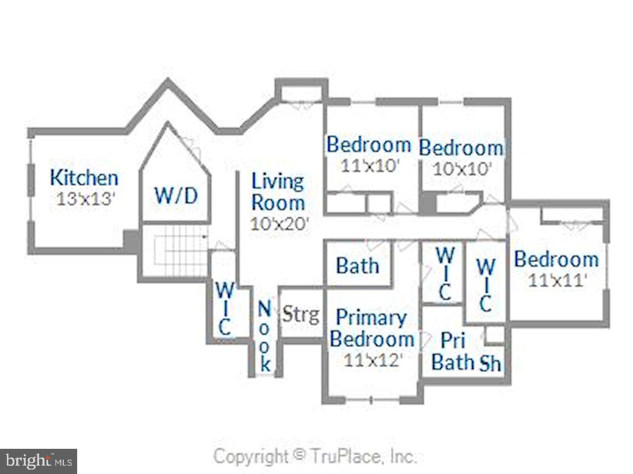 1606 Postal Road Chester, MD 21619 - Photo 21 of 21 Floor plan for Unit C