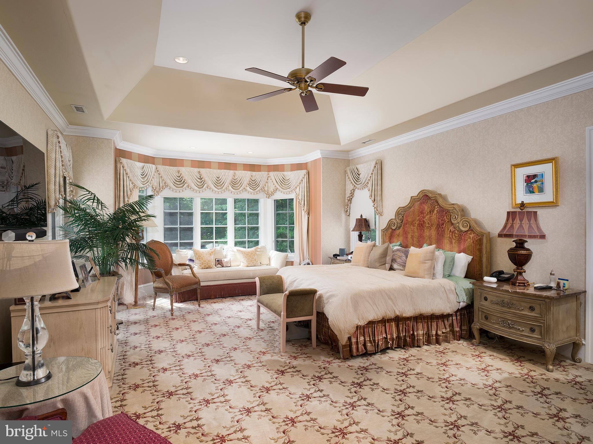 805 Montparnasse Place Newtown Square, PA 19073 - Photo 9 of 13 a bedroom with a bed and a large window