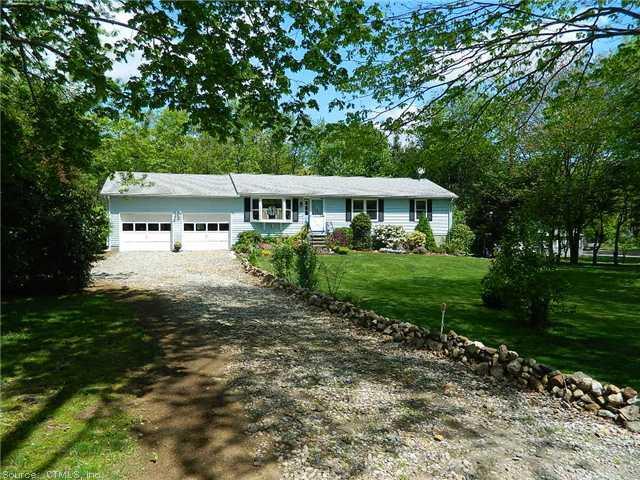 82 Clark Road Colchester, CT 06415 - Photo 1 of 1 Exterior Front. Inviting country ranch with vinyl siding and 2-car attached garage.