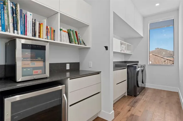 a view of a building with street view