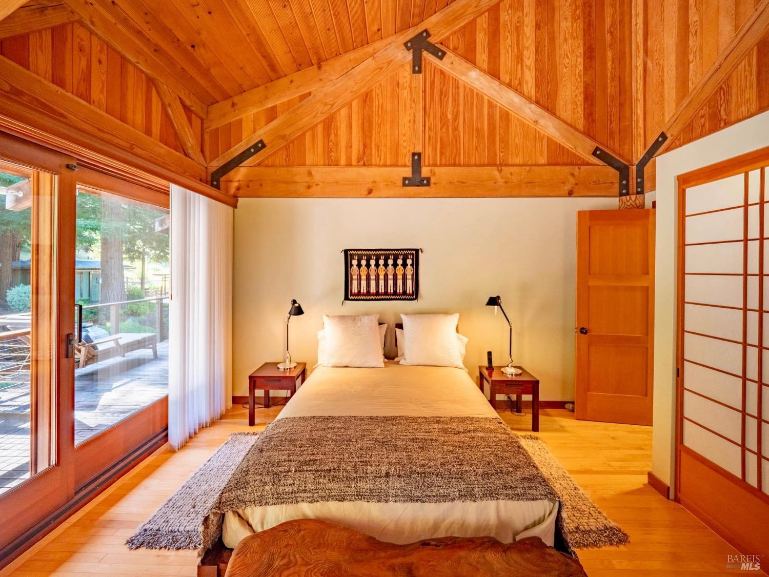 10951 Big Meadow Road Philo, CA 95466 - Photo 16 of 46 The guest suite also opens to the wrap around deck.