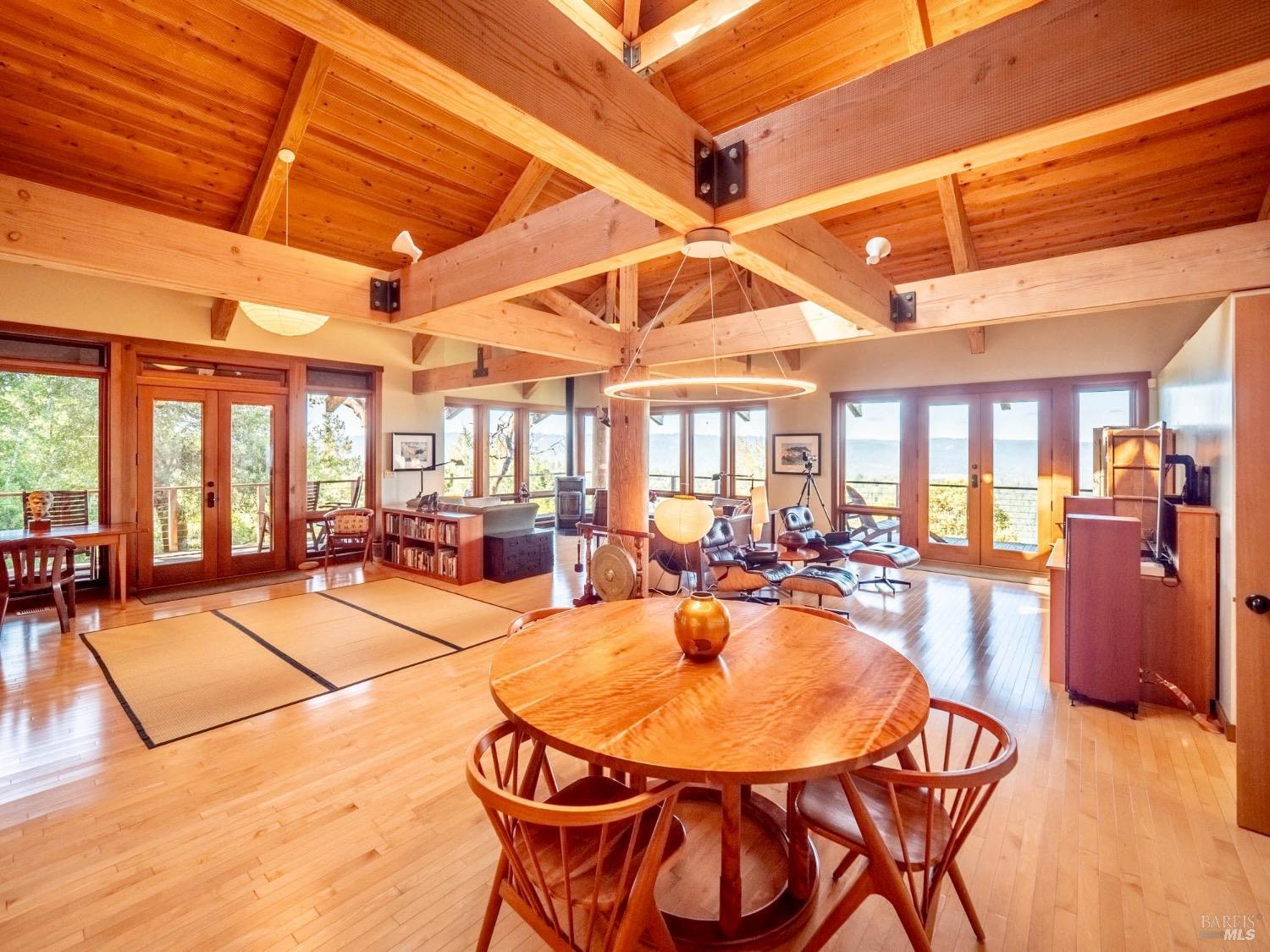 10951 Big Meadow Road Philo, CA 95466 - Photo 7 of 46 The dining area welcomes one and all to sit for awhile.