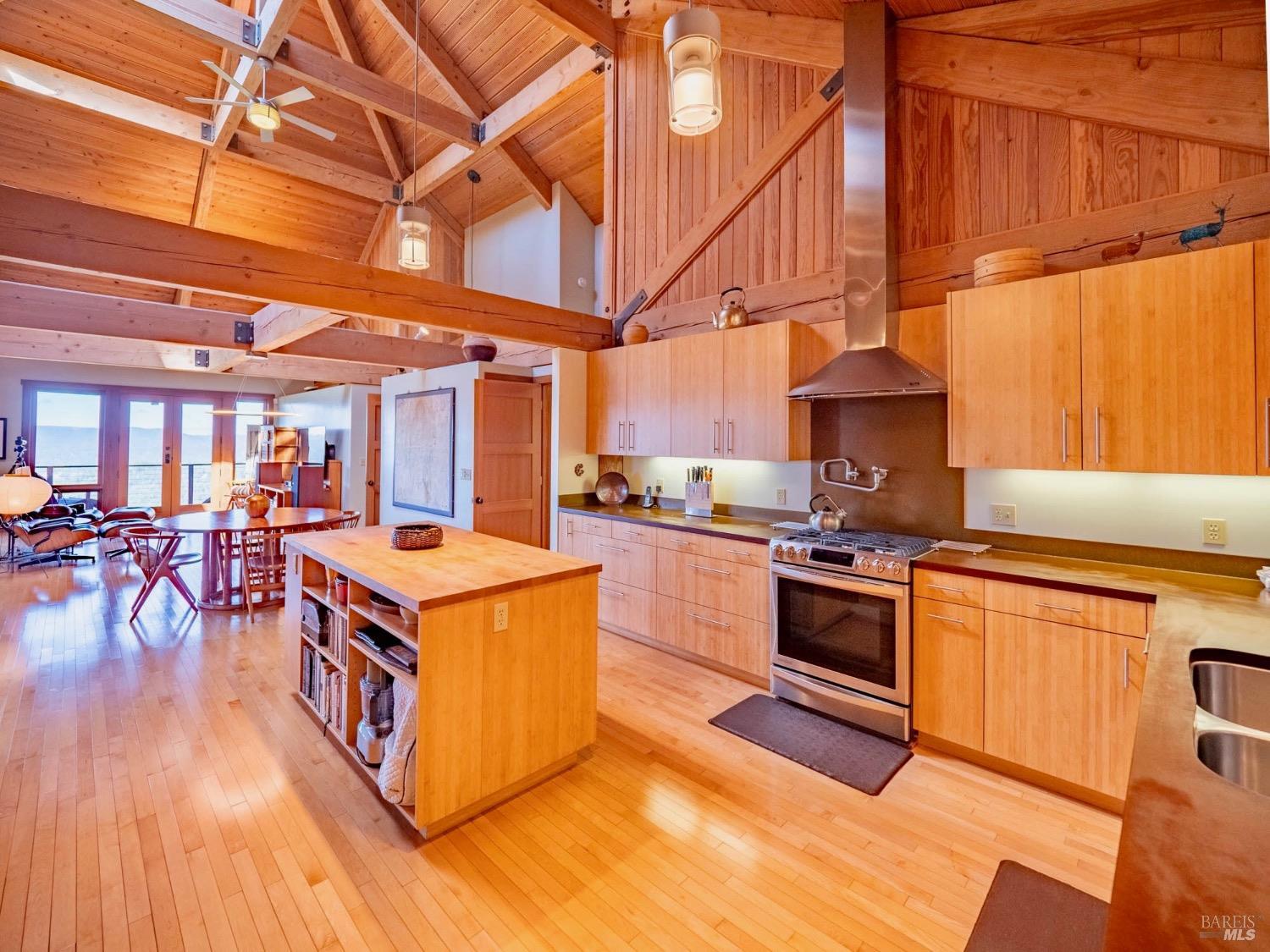 10951 Big Meadow Road Philo, CA 95466 - Photo 10 of 46 Richlite eco-friendly countertops complimented by bamboo cabinetry.