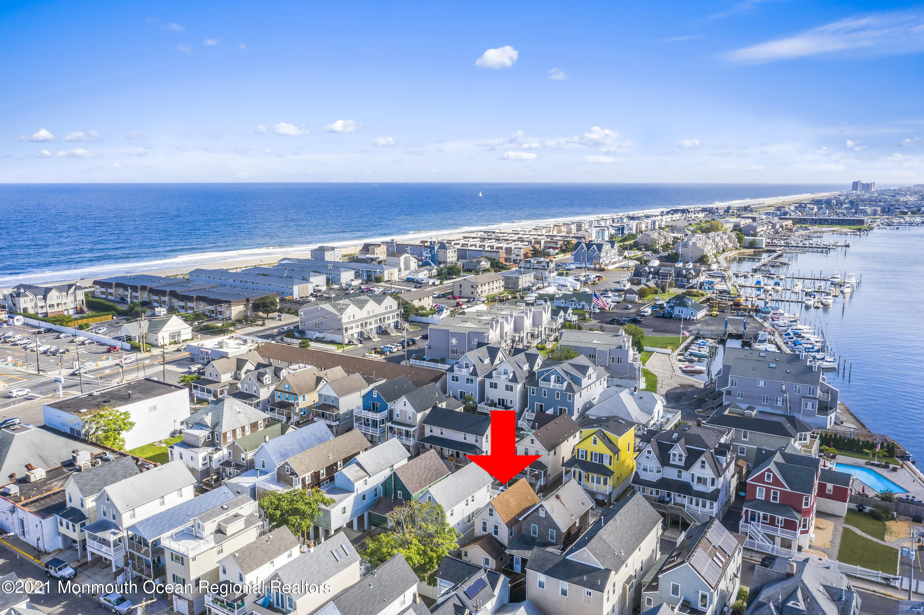 21 Center Street Sea Bright, NJ 07760 - Photo 1 of 21 an aerial view of a city
